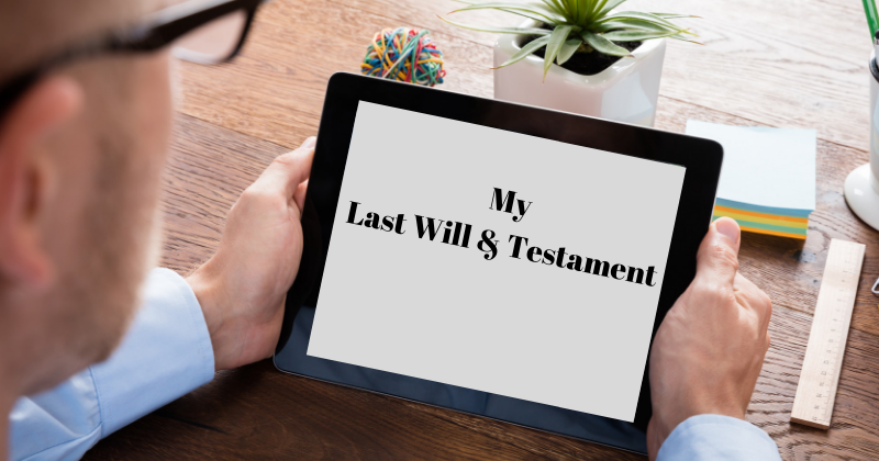 Tips on how to write an online wills